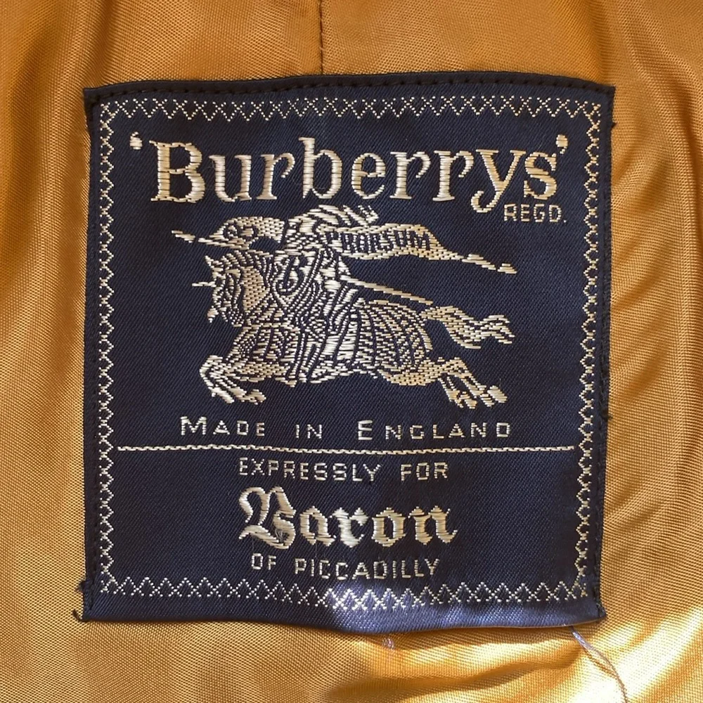 Vintage Burberrys London Trench Coat Size 10 Regular Nova Check Liner Beige - Picture 12 of 17